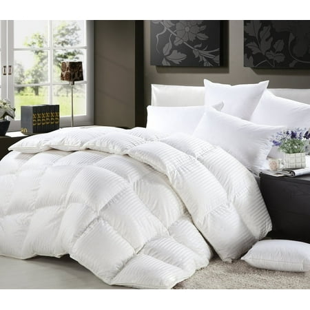 Full Queen Size Duvet Insert Goose Down Comforter 100 Egyptian
