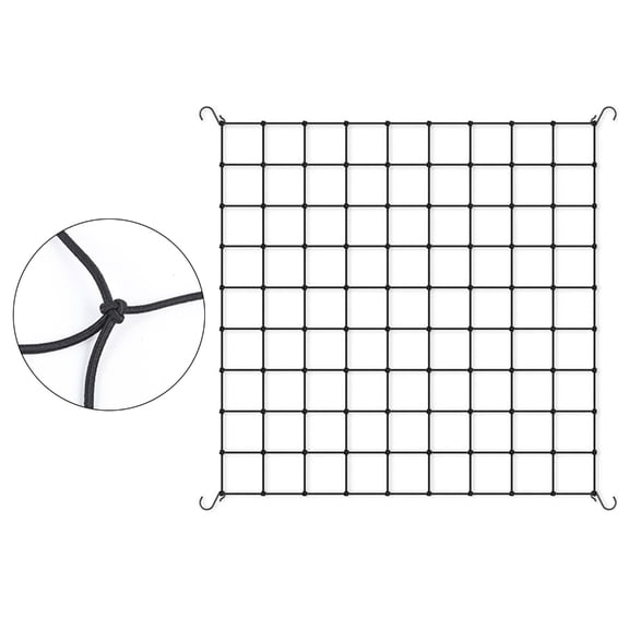CIYISON Trellis Net for Growing Tent Elastic Scrog Net with Hook for Indoor Plant Growing
