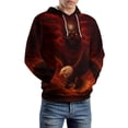 thumbnail image 3 of LAOLIUSN Men's American Flag Bald Eagle Graphic Hoodie, 3D Patriotic Theme Sweatshirt, All-Over Print Pullover, S-4XL, 3 of 7