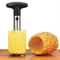 thumbnail image 2 of Cortador de piña, 1 pieza de acero inoxidable 3 en 1 cortador de piña, cortador de piña, rebanador, 1 cortador de frutas, 2 of 5