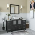 thumbnail image 2 of Vanity Art 54 in. W Single Sink Bathroom Vanity with Engineered Marble Top and Free Mirror, 2 of 10