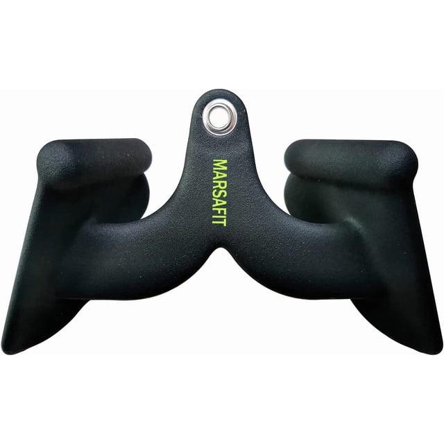 Home Gym Fitness Rowing T-bar V-bar Pulley Cable Machine Attachments, Bicep Curl Tricep LAT pulldown Bar Back Strength Training Handle Grips LAT Pull Down Bar Press Down Exercises