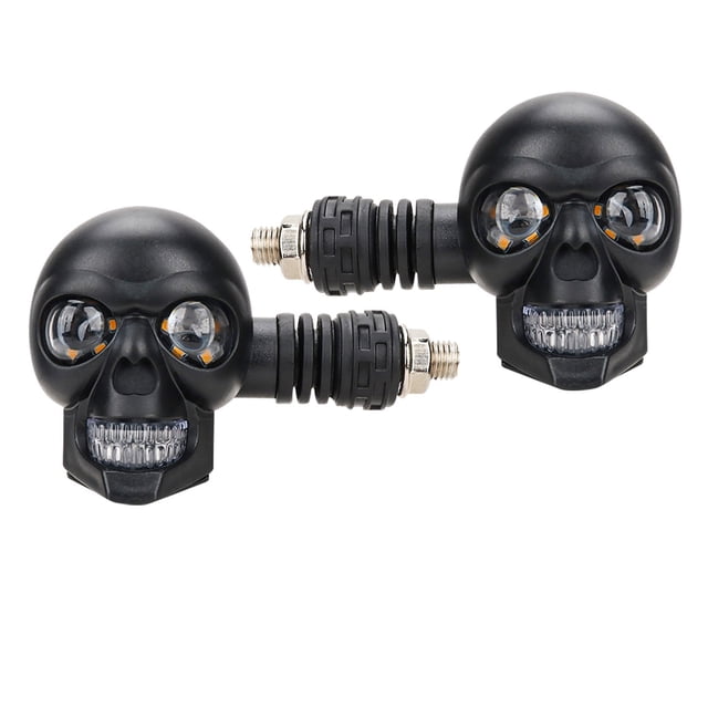 Pcksrro Small household appliances deal!2pc Skull LED Turn Signal Lights