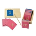 thumbnail image 3 of Material didáctico para niños, formación en idiomas, preescolar, Montessori, letras de madera, 3 of 9