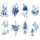 thumbnail image 1 of Tatuajes Marcador Corporal 8 Uds. Tótems Jugo Palma Pegatina Tatuaje Semipermanente para Niña Y Adulto, 1 of 9