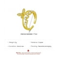 thumbnail image 4 of Womens Butterfly Ring Exquisite Alloy Ring with Micro-Encrusted Zircon Animal Zodiac Fairy Ring Fashion Jewelry Gift for Her Light Gold and White, 4 of 4