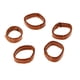thumbnail image 1 of Reemplazo del lazo del guardián del soporte de la correa de material cuero de la PU de 5PCS , , 18mm marrón Fernando Reemplazo del bucle de la banda del reloj, 1 of 7