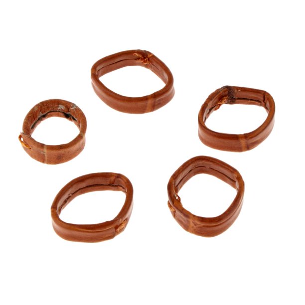 Reemplazo del lazo del guardián del soporte de la correa de material cuero de la PU de 5PCS , , 18mm marrón Fernando Reemplazo del bucle de la banda del reloj