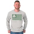 thumbnail image 5 of St Patrick's Day Irish-American Pride Long Sleeve TShirt Men Women Brisco Brands M, 5 of 6