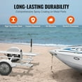 thumbnail image 5 of Marine Trailer Guide Set,20.5'Flexibly Adjustable Poles,Pair of Steel Anti-Rust Guides,Durable Roller Support for Ski,Fishing,or Sailboat Trailers2024, 5 of 6