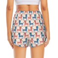 thumbnail image 4 of Fotbe Cartoon Poodle Dog Womens High Waist Running Shorts Athletic Workout Quick Dry Shorts for Women with Pockets Gym Yoga Summer Shorts-Small, 4 of 9