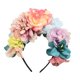 thumbnail image 3 of Diadema con corona de flores para boda, moda, cosplay, aro para el cabello, bricolaje, para mujer Estilo D, 3 of 9