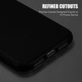 thumbnail image 5 of Kaleidio Case For iPhone 12 Pro Max (6.7") [Wrap] Flexible See-Thru TPU Gel Slim Fit Skin Cover [Black], 5 of 5