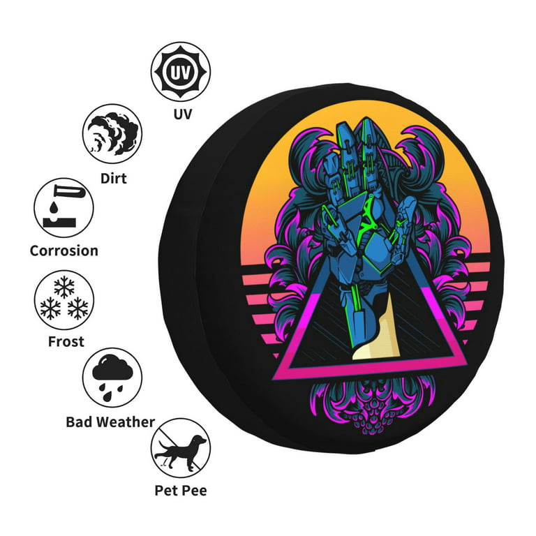 Chill Vibes Spare Tire Cover, Cool Car Accessories Car Exterior
