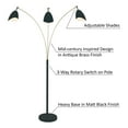 thumbnail image 2 of LS-83652AB/BLK-Lite Source-Tanko - 1 Light Floor Lamp-82 Inches Tall and 45 Inches Wide-Antique Brass/Black Finish, 2 of 5