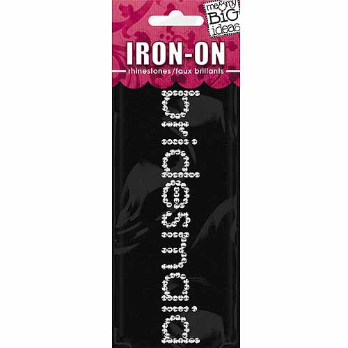 Rhinestone IronOns Large Bridesmaid