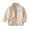 Beige, variant on Bxsruta Jacket for Girls, Kids' Reversible Sherpa Jacket, Double-Sided Fleece Top with Full-Length Zipper Closure