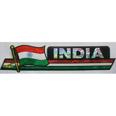 UPC 999981357374 product image for India Bumper Sticker | upcitemdb.com