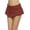 Red, variant on Nnhblu Womens Fashion Club Low-Waisted Lattice Mini Skirt Mini Skirt Leather Skirt Pink
