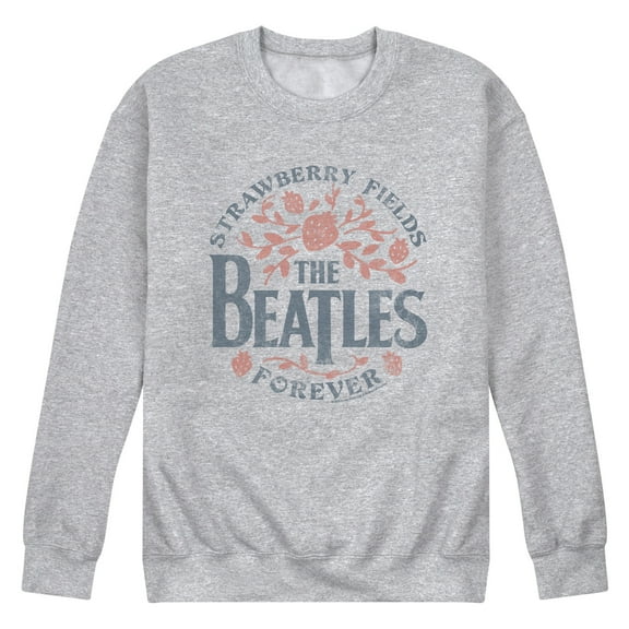The Beatles - Strawberry Fields  - Men's Crew Fleece Sweatshirt