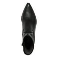 thumbnail image 3 of STEVE MADDEN Womens Black Stretch Thorn Pointed Toe Block Heel Zip-Up Leather Western Boot 9.5 M, 3 of 4