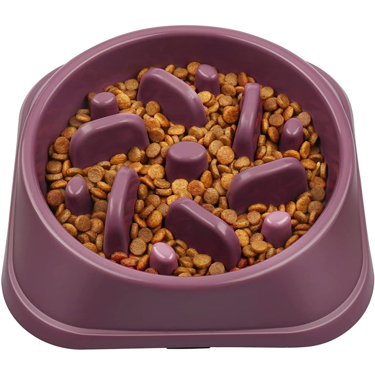 UPSKY Slow Feeder 2 Pack Dog Bowls Anti-Slip Puzzle Bowl Interactive Bloat  Stop Dog Bowl Anti-Choking Dog Bowl