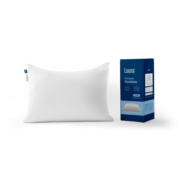 Almohada Luuna Ajustable Firme Tamaño King Size Memory Foam