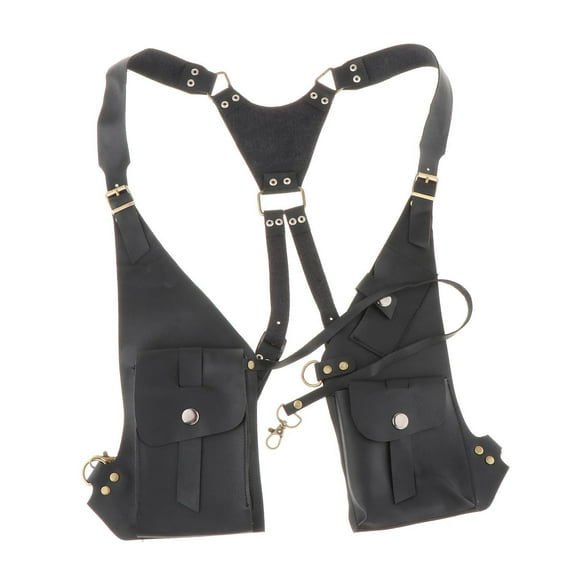 yuksok Shoulder Harness Bag Hidden Underarm Shoulder Bag for Camping Outdoor Travel Black