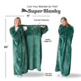 thumbnail image 4 of Manta portátil Super Blanky Forest Green para mujeres y hombres, 4 of 8