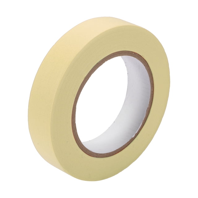 Cinta de enmascarar para pintores Unique Bargains, fácil de quitar, cinta maestra beige - 1 pulgada x 54.7 yardas