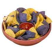 Taco Tuesday Plastic Tortilla Chip & Salsa Bowl Set, 10", Brown
