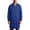 Blue, variant on Fwqbns Men's Long Sleeve Lab Coat Polyester Lightweight Breathable Warehouse Button Down Coat for Work Blue