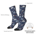 thumbnail image 2 of Yiaed Autumn Forest2 Print Great elasticity Crew Socks Sports socks for Men and Women, 2 of 5