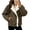 AG, variant on Womens Winter Coat Casual Fleece Lapel Collar Button Down Jackets, Flannel Jacket Oversized Fleece Lined Warm Office Work Daily Streetwear Winter Long Sleeve Loose Fit Overcoat (AG, XL)