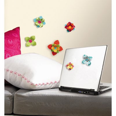 3-d Flowers Wall Decals