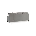 thumbnail image 4 of Benjara Vincy 91 Inch Sofa with 5 Accent Throw Pillows, Charcoal Gray Polyester, 4 of 5