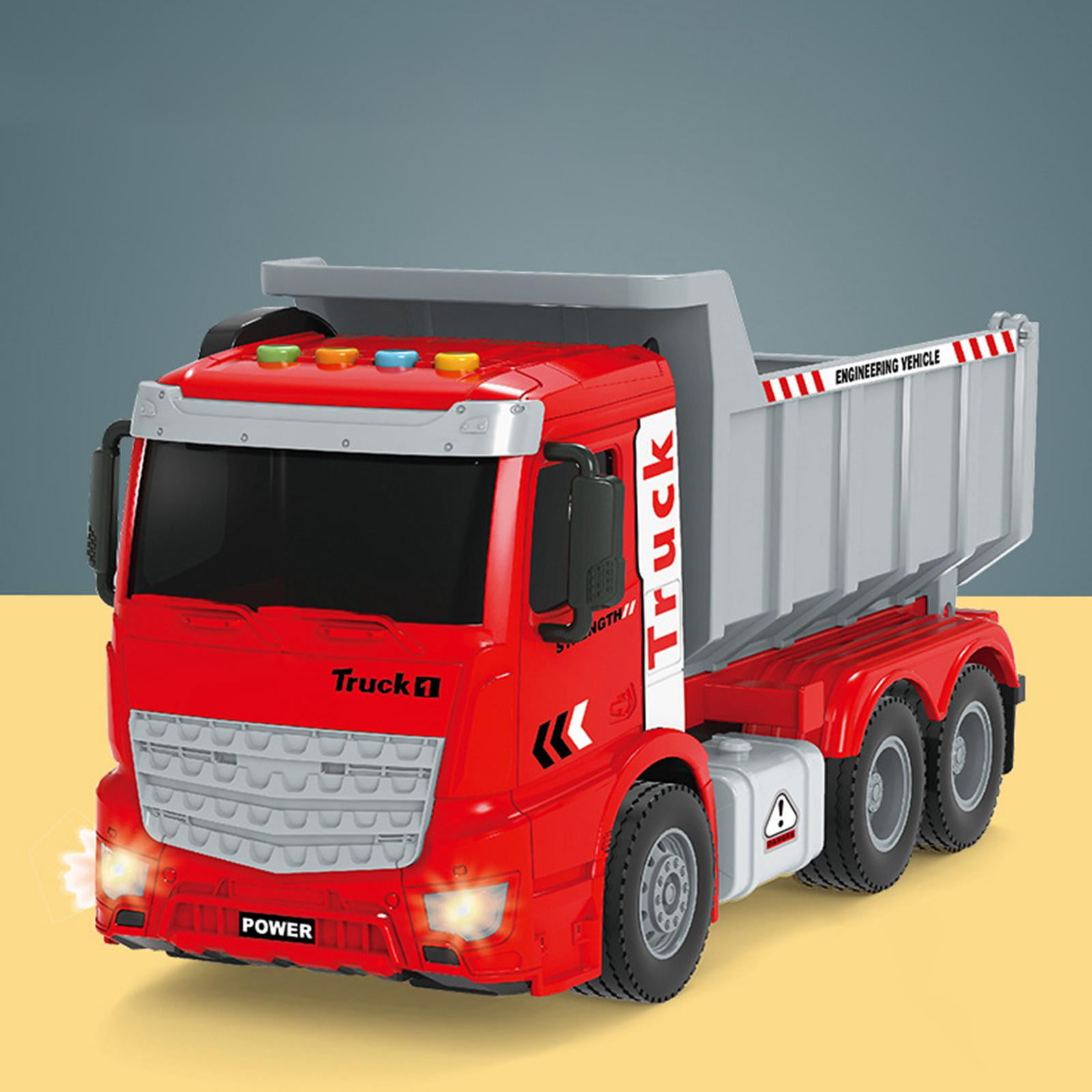 Engineering Truck Toys Construction Vehicles Toys Girls , Red Dump ...