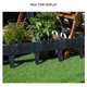 thumbnail image 4 of Red Sheet Plastic Fence, Partition Fence, Imitation Stone Courtyard Lawn Villa Decoration Small Fence, 4 of 5