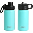thumbnail image 4 of Drinco Water Bottle Double Wall Vacuum Insulated Stainless Steel, 14oz Mint, 4 of 5