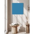 thumbnail image 5 of Wall Art Prints, Blue Framed Canvas Prints for Bedroom Living Room Bathroom Office, Modern Pure Wave Ride Gallery Wrap Wall Art Poster for Gifts Home Decor 12"x12", 5 of 9