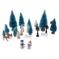 thumbnail image 4 of 31 Piezas Mini Casa de Navidad Adorno Artesanía Banco de Jardín Accesorio, 4 of 9