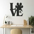 thumbnail image 5 of LaModaHome Exclusive Love Paw Lettering Metal Wall Decor – Durable & Artistic Metal Wall Art for Home and Office Decor, Perfect for Any Interior Design Aesthetic, 5 of 5