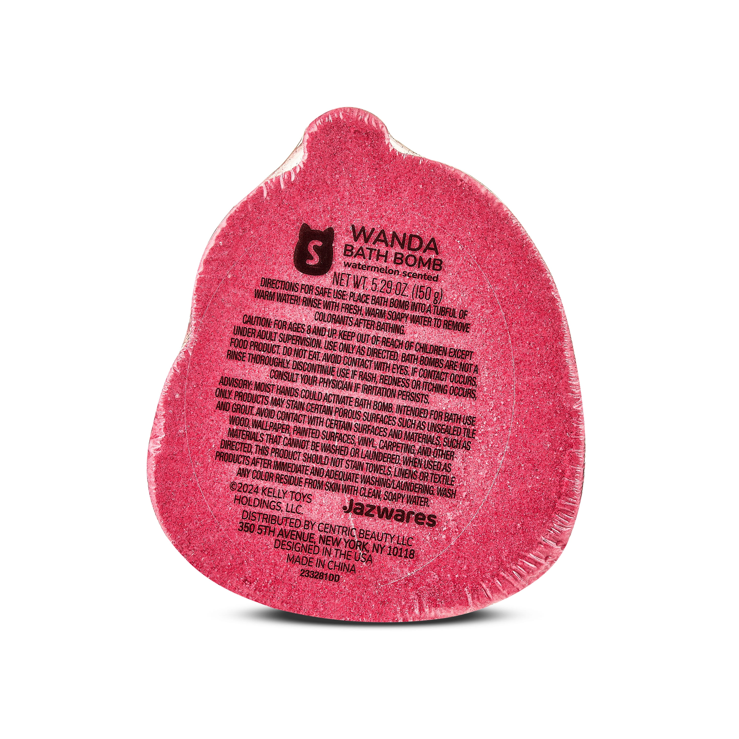 Squishmallow red Bath Bomb, watermelon