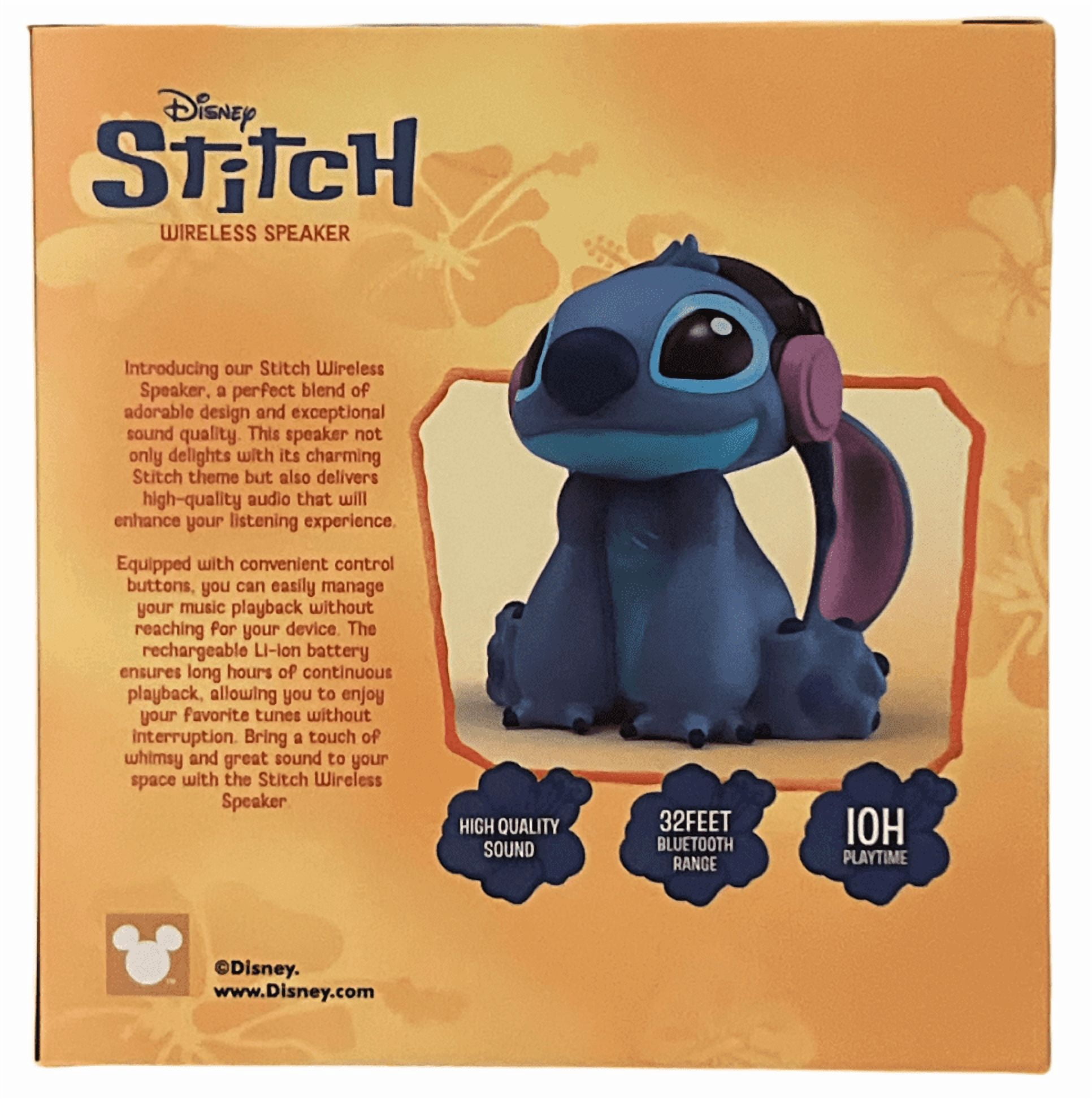 Disney Stitch Wireless Portable Bluetooth Speaker, Compact, 8-Hour