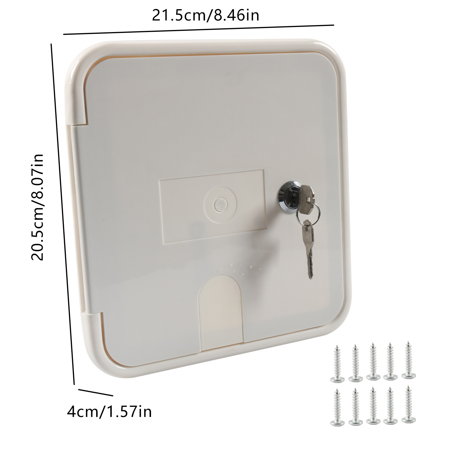 ABS Electrical with Locking Mechanism, Campers Power Cord Access Door