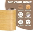 thumbnail image 3 of Uxcell Wood Grain Tape 4.72" x 33Ft Wood Grain Repair Tape Wood Colored Tape Repair Patch American Oak, 3 of 7