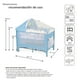 thumbnail image 5 of Cuna Corral Plegable con Cambiador y Dos Niveles D´Bebe - Azul, 5 of 7