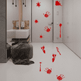 thumbnail image 4 of Rush Halloween Window Stickers,Halloween Bloody Wall Decals,Handprint Footprint Window Stickers,Screaming Halloween Decoration S432, 4 of 5