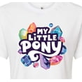 thumbnail image 3 of My Little Pony - New Gen Crystals Logo - Junior's Cropped Tee, 3 of 5
