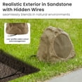thumbnail image 2 of Theater Solutions 2R6S Outdoor Sandstone 6.5" Rock 2 Speaker Set for Deck Pool Spa Yard Garden, 2 of 6